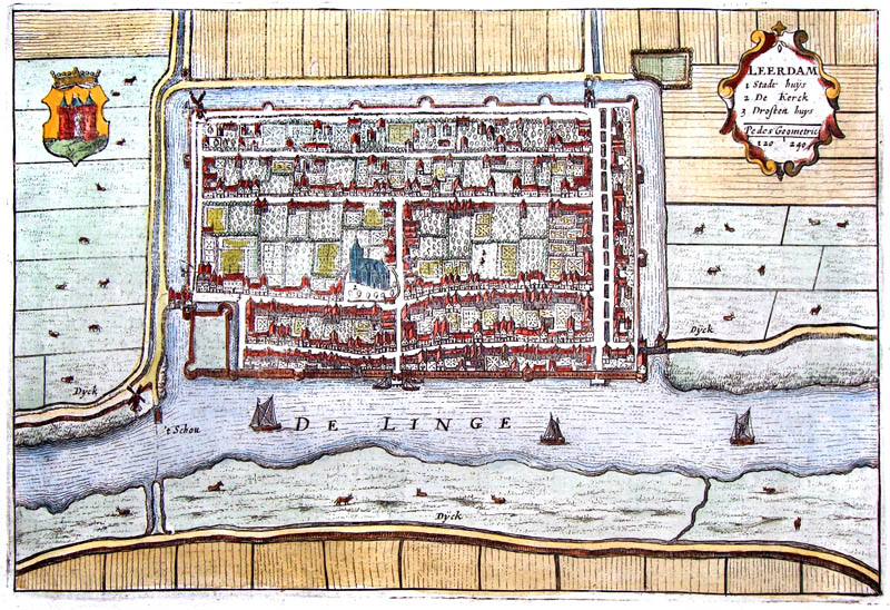 Leerdam 1649 Blaeu